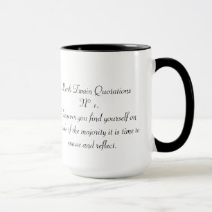 Mark Twain Quotations N° 1 Mugg