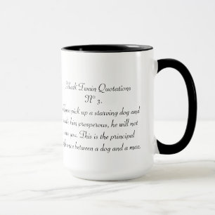 Mark Twain Quotations N° 3 Mugg