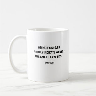 Mark Twain Quote - Smiles - Kaffemugg