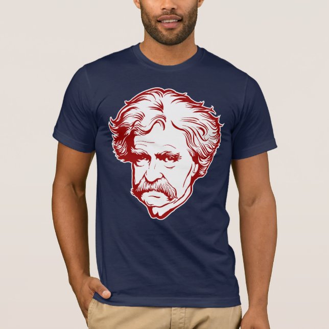 Mark Twain T-tröja Tee (Framsida)