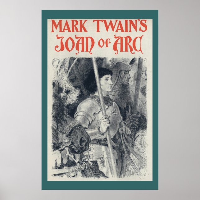 Mark Twain's Joan of Arc Poster (Framsidan)