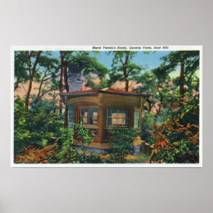 Mark Twain's Study at Quarry Farm, Öster Backe Poster