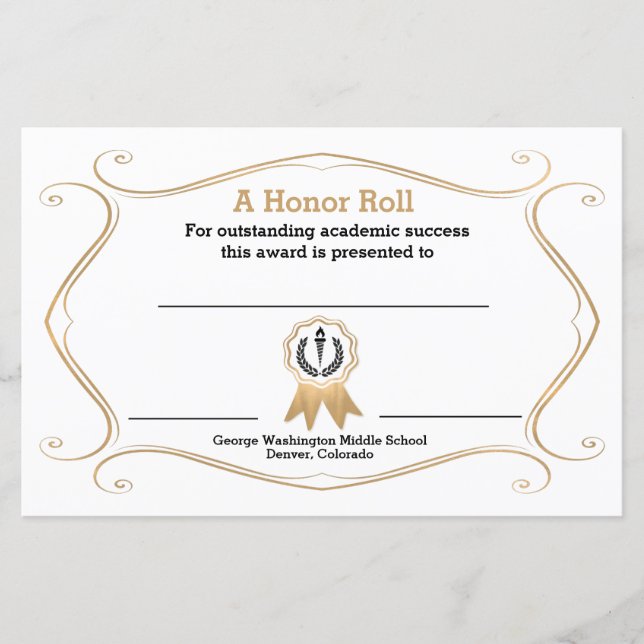 Märk utbildningsbevis för Ram (Framsida)