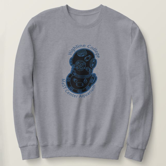 Mark V hjälmlogo (svart) Lång Ärmad Tröja (Design framsida)