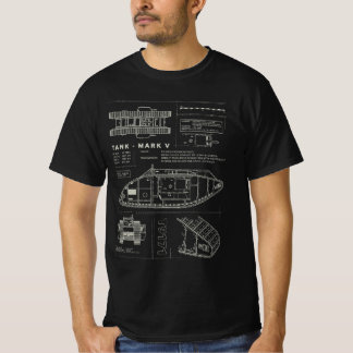 MARK V LANDSHIP - WW1 Tank T Shirt