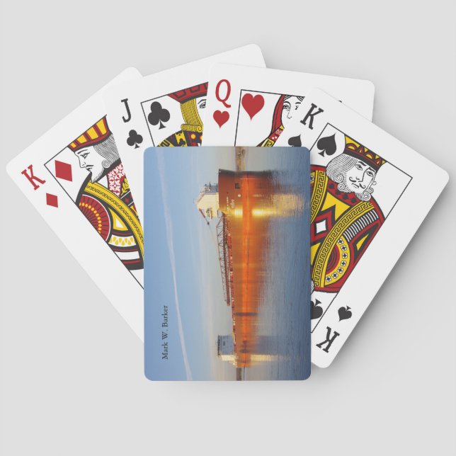 Mark W. Barker-kort Casinokort (Baksidan)