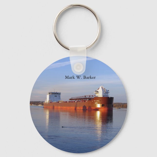 Mark W. Barker metall nyckelring (Framsida)