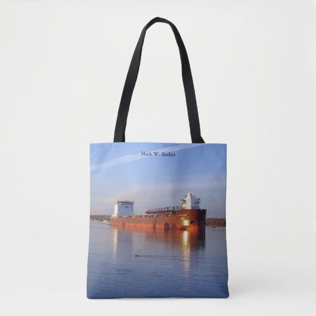 Mark W. Barker över hela säcken Tygkasse (Framsida)