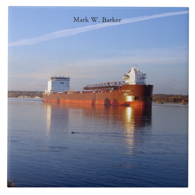 Mark W. Barker tile Kakelplatta (Framsidan)