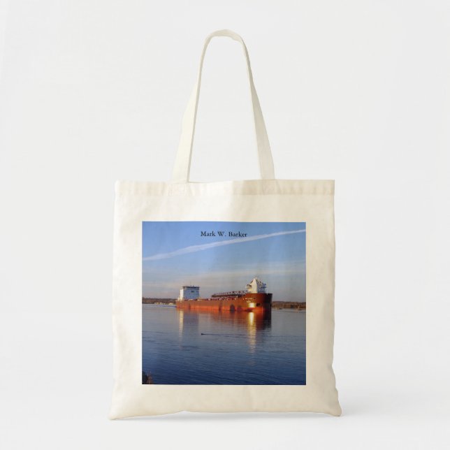 Mark W. Barker tote bag Tygkasse (Framsidan)