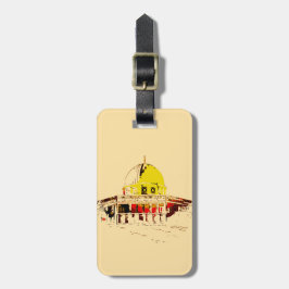 Mark Your Journey: Dome of the Sten Luggage Tag Bagagebricka