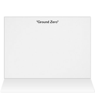 Mark Zero Hälsningskort