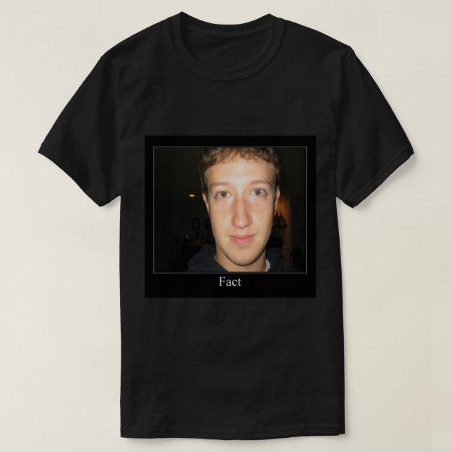 Mark Zuckerberg Meme T Shirt (Design framsida)