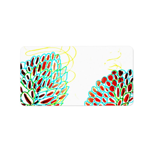 märka adressetikett (Framsidan)