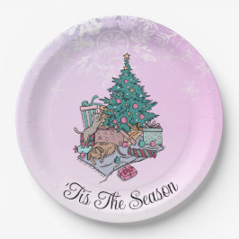 Märka allt Rosa Julgran Katt och Hund