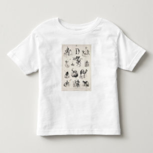 Märka D från en alfabetabc-bok, 1832 T-shirt