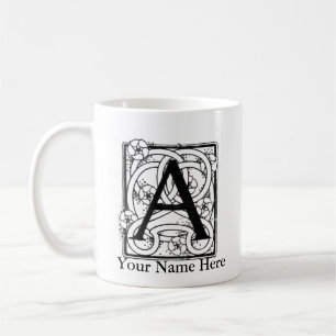 Märka en personligMonogrammugg Kaffemugg