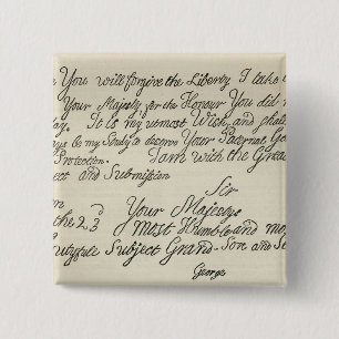 Märka från George III till hans farfar Knapp