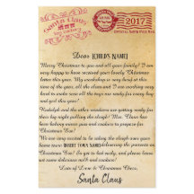 Märka från Santa | nordpolenbrev