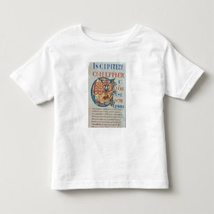Märka med sina initialer brev "E" Et factumen est T Shirt