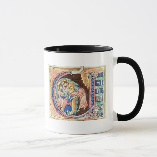 Märka med sina initialer brev "V" Visio Abdie Mugg (Höger)
