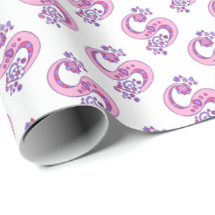 Märka med sina initialer för monogrampersonligen presentpapper