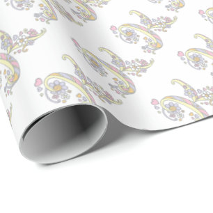 Märka med sina initialer för monogrampersonligen presentpapper