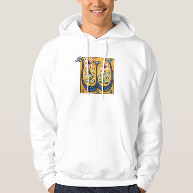 Märka med sina initialer "W", det 15Th århundradet Sweatshirt (Framsida)