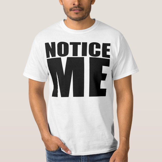Märka mig T-tröja T-shirt (Framsida)