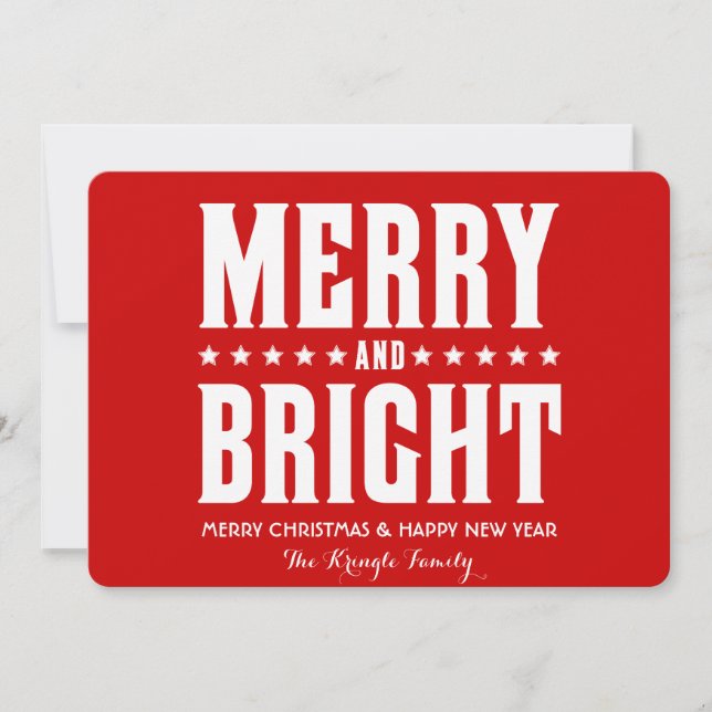 Märka och ljus med Anpassningsbar Photo on Reverse Julkort (Framsida)