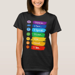 Marka Yoga Jag nu ser jag talar jag älskar jag gör T Shirt