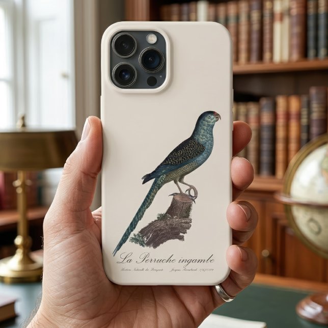 Markatta eller Sump papegoja, Pezoporus Wallicus (Ground Parrot or Swamp Parrot, Pezoporus Wallicus. iPhone Case)