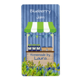 Märke för blåbär i Sylt Fraktsedel