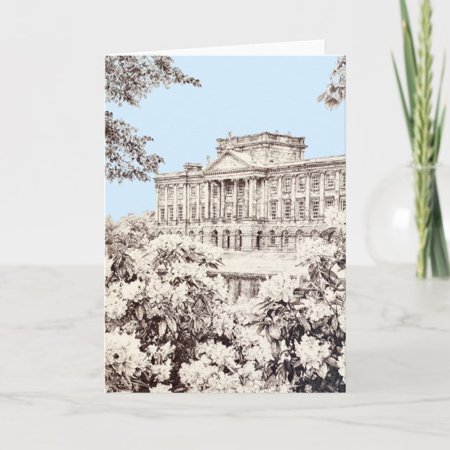 Marken på Pemberley - Viket tackkort (Framsida)