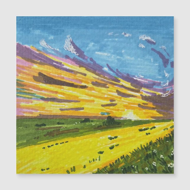 Marker Landscape Painting  (Framsida)