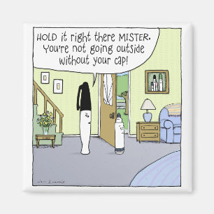 "Marker Moms" Rolig Tecknad Film Magnet