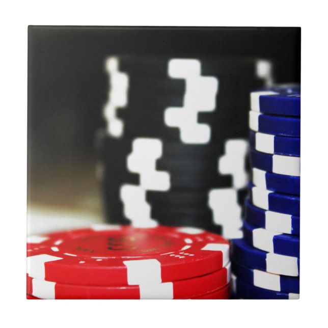 Marker Spel Kasino Vinna Spel Tur Risk Satsa Kakelplatta (Framsidan)