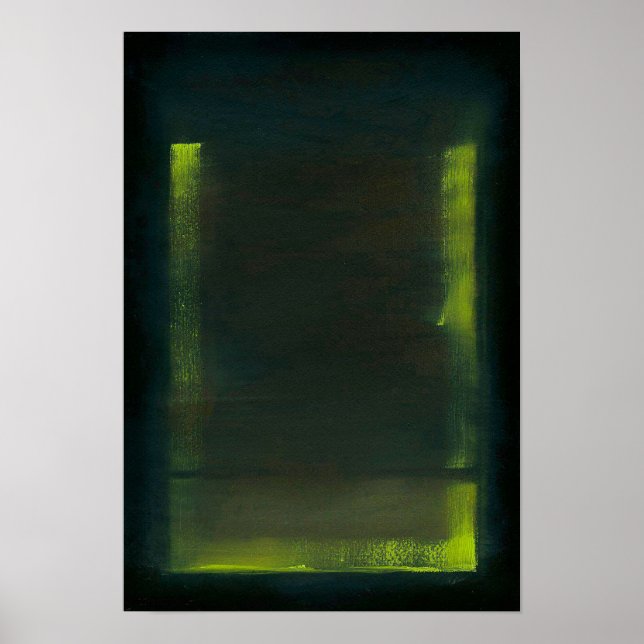 markera abstrakt av teckningar av rothko-målningar poster (Framsidan)