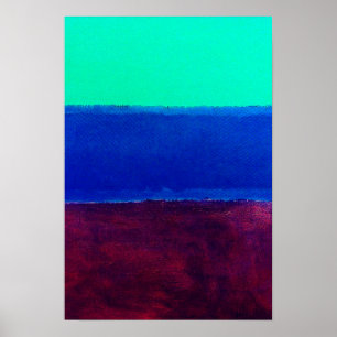 markera abstrakt av teckningar av rothko-målningar poster