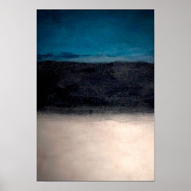 markera abstrakt av teckningar av rothko-målningar poster (Framsidan)
