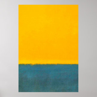 markera abstrakt av teckningar av rothko-målningar poster