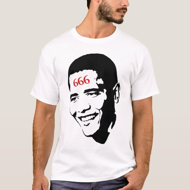 Markera av den Barack T-tröja T Shirt (Framsida)