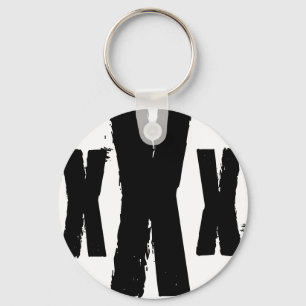 markera av den raka kanten nyckelring