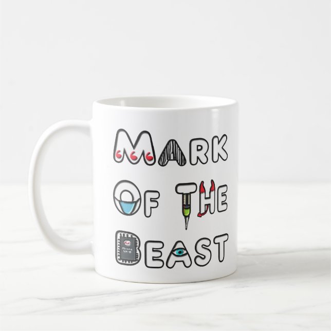 Markera Beasten Kaffemugg (Vänster)