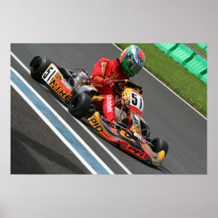 Markera den Litchfield Karting affischen Poster