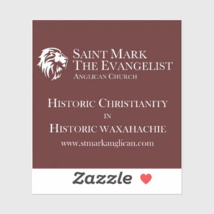Markera Evangelist Anglican vinyl-dekalen Klistermärken