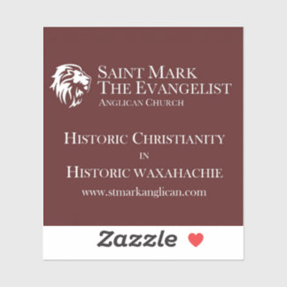 Markera Evangelist Anglican vinyl-dekalen Klistermärken