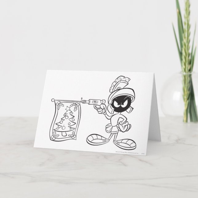 MARKERA MARTIAN™ Julgran-POPPGRUPPEN Helgkort (Framsida)