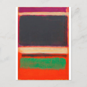 markera rothko-konst vykort