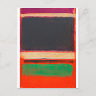 markera rothko-konst vykort